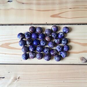 Purple Jasper stone 8mm Beads lot of 32 for jewelry, crafting, DIY projects
